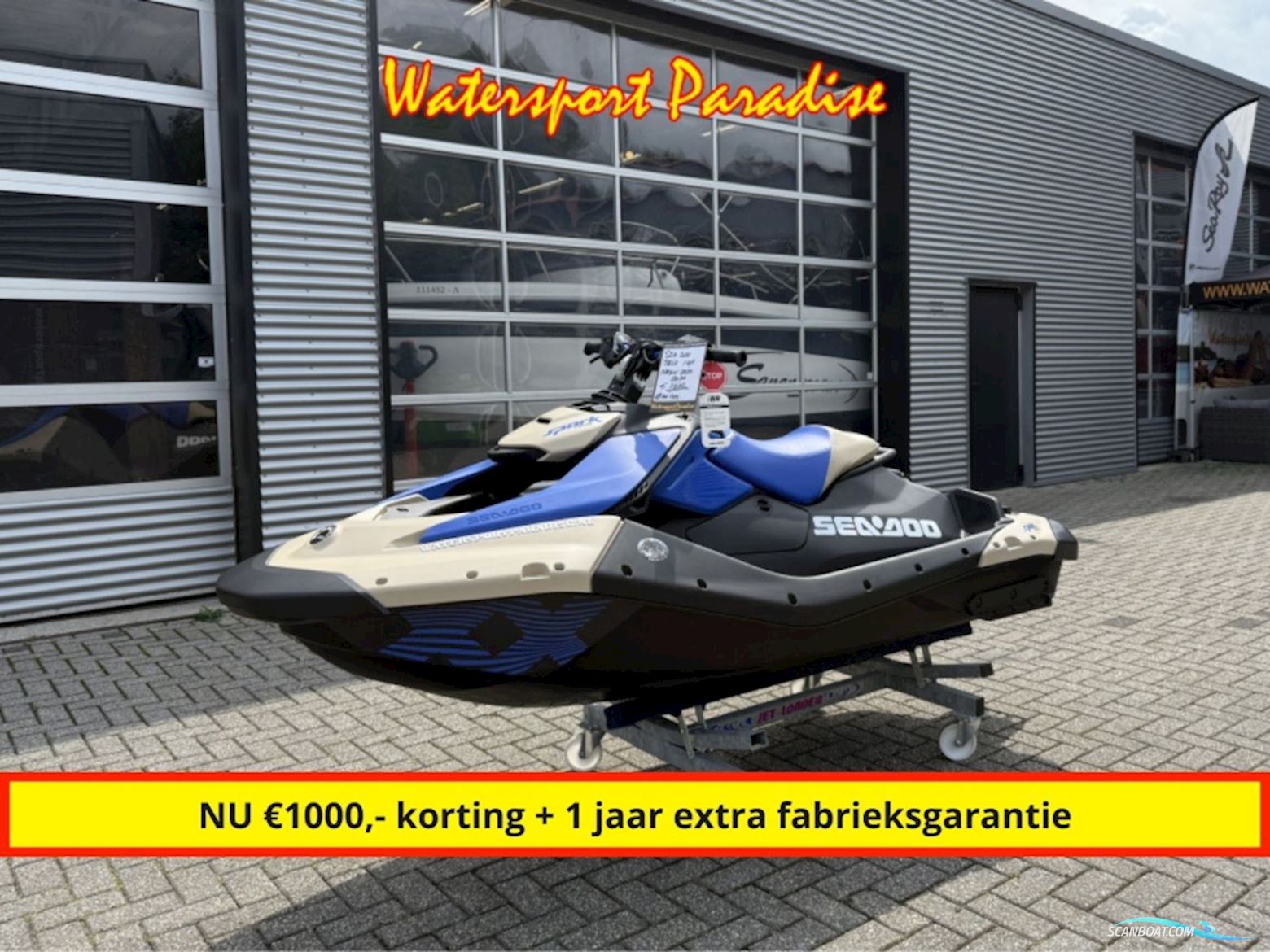 Sea-Doo Spark Trixx 1UP + 1 Jaar Extra Garantie Jetski / Scooter / Jetbåd 2025, med Rotax motor, Holland