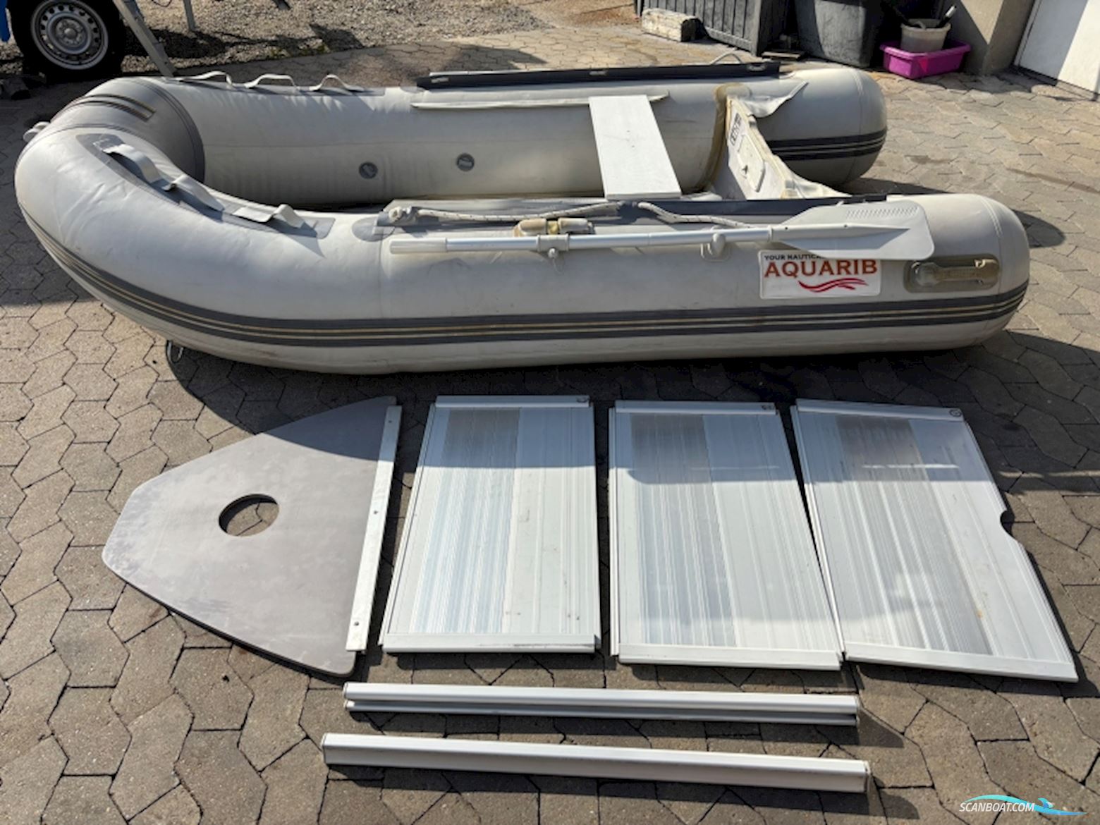Aquarib S275 Jolle 2020, med Mariner motor, Danmark