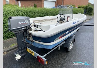 Bella 444R med 25 hk Tohatzu Jolle 2003, med Tohatsu motor, Danmark