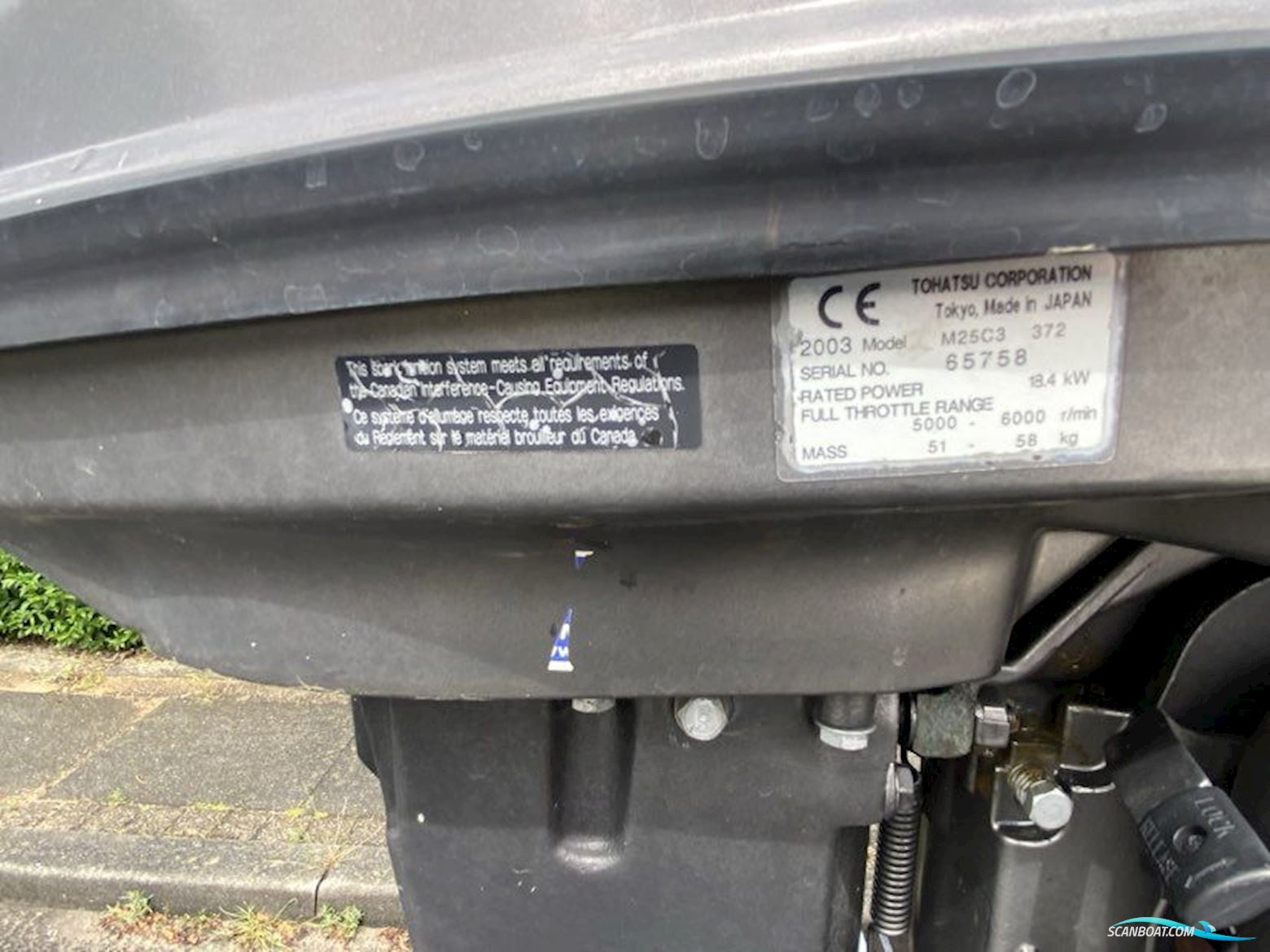 Bella 444R med 25 hk Tohatzu