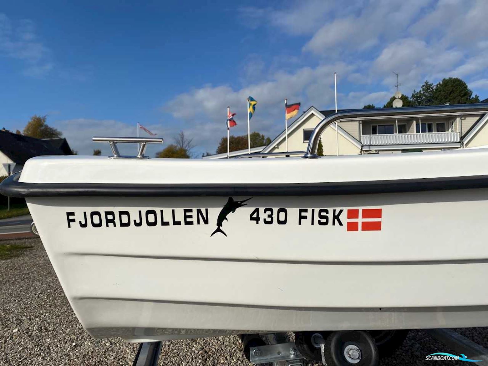 Fjordjollen 430 Fisk Med 4 HK Yamaha