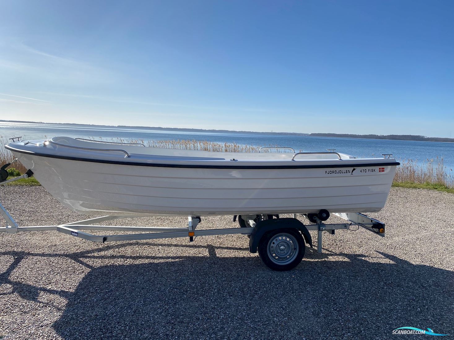 Fjordjollen 470 Fisk, Variant 750, Yamaha F6 Jolle 2024, mit Yamaha F6 motor, Dänemark