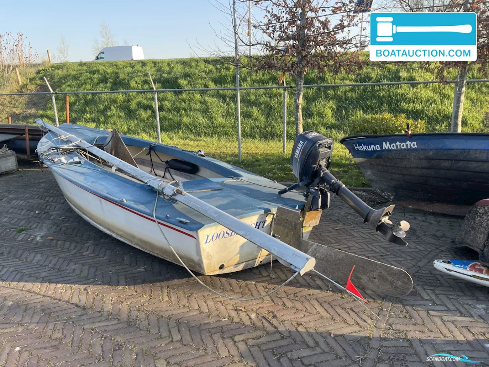 Flying Arrow Spanker Jolle 2024, mit Yamaha motor, Niederlande