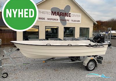 HR 445 STD Jolle 2021, med Mercury motor, Danmark