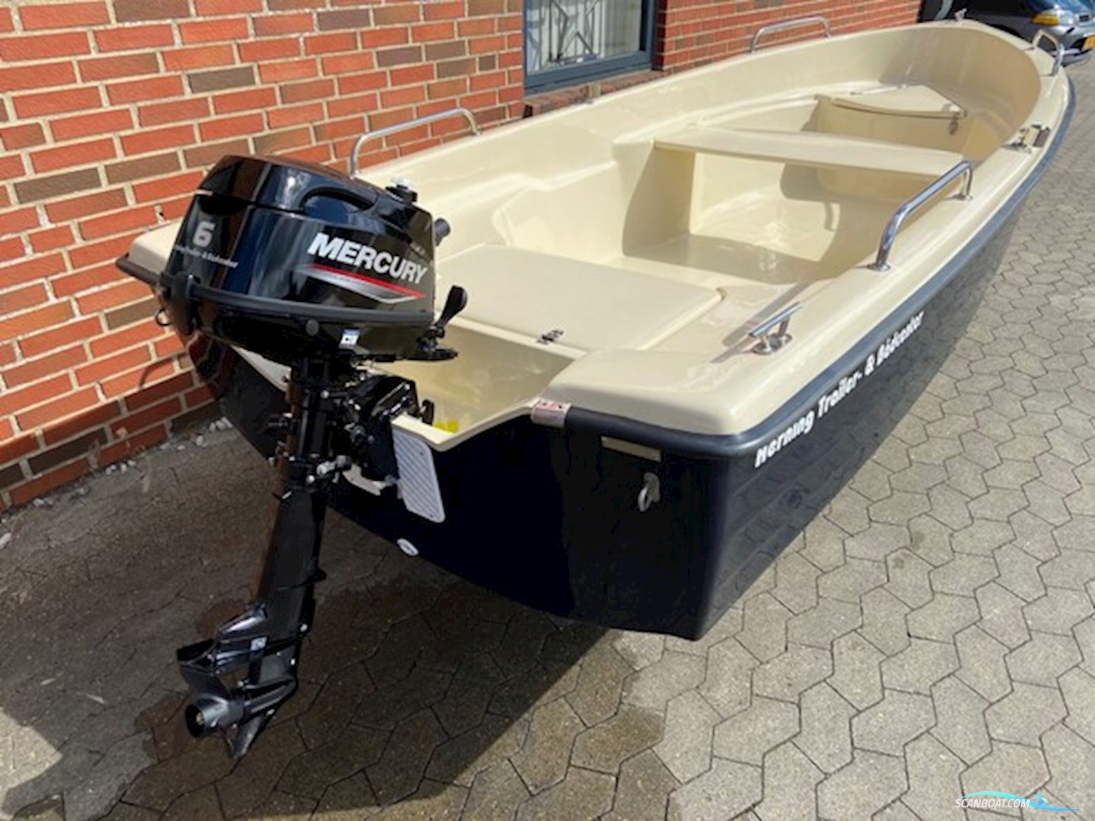 Htb Jolle 405 Wile m/Mercury F9,9 hk MH 4-Takt - Solgt !