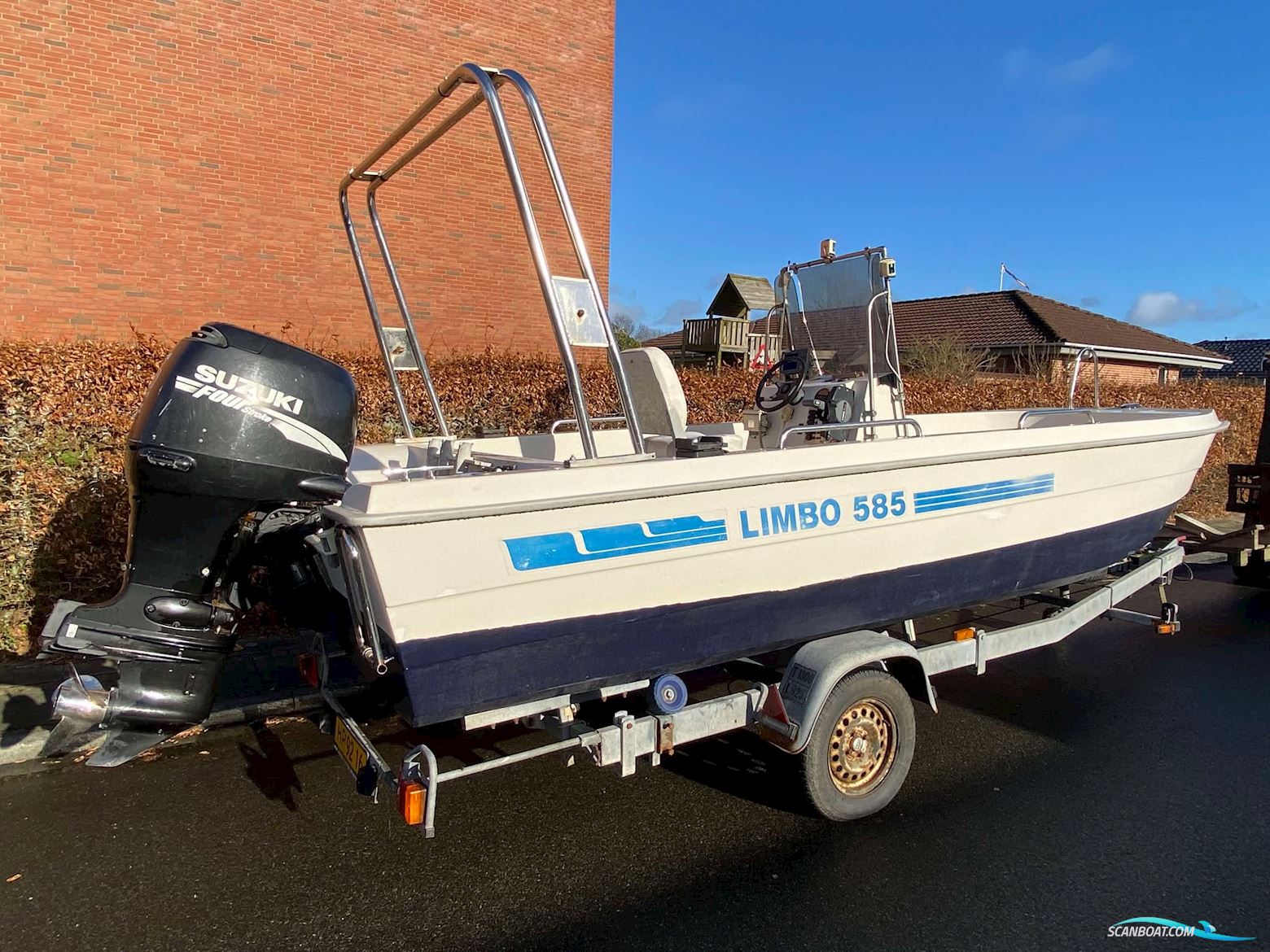 Limbo 585 med 90 hk Suzuki Jolle 1998, med Suzuki motor, Danmark