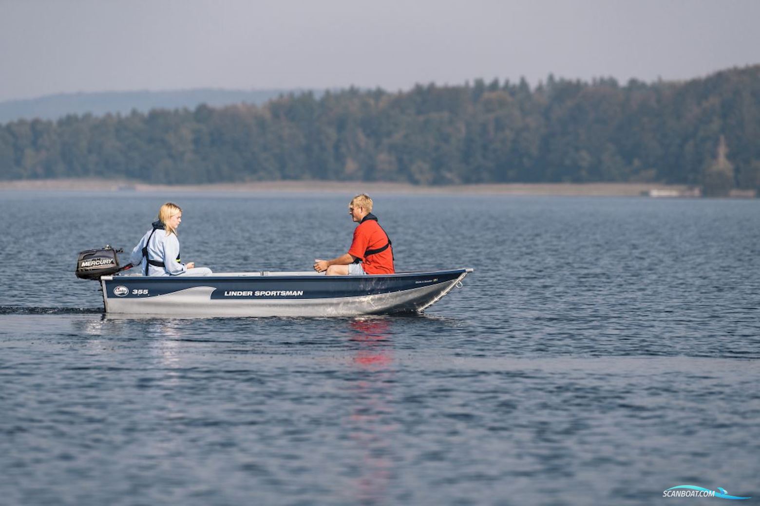 Linder 355 Sportsman Jolle 2025, mit Motor Kan Til Købes motor, Dänemark