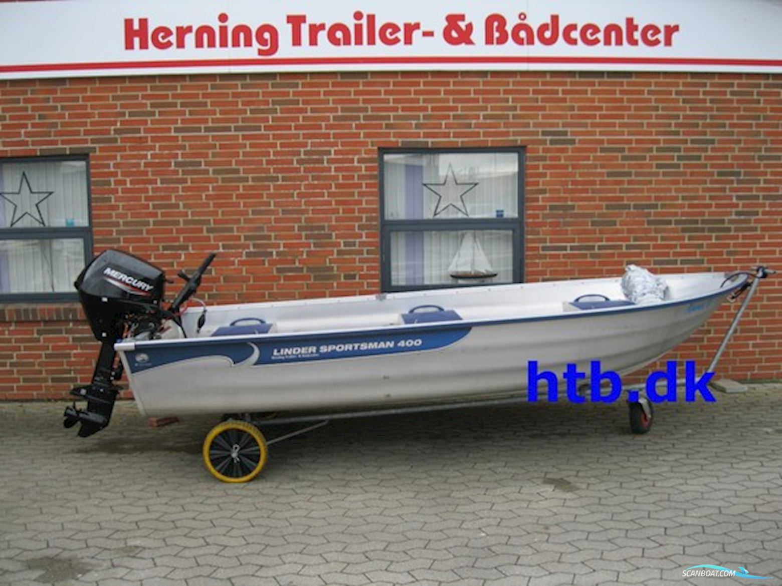 Linder 400 Sportsmann m/Mercury F20 hk ELH EFI 4-takt  Jolle 2024, Danmark