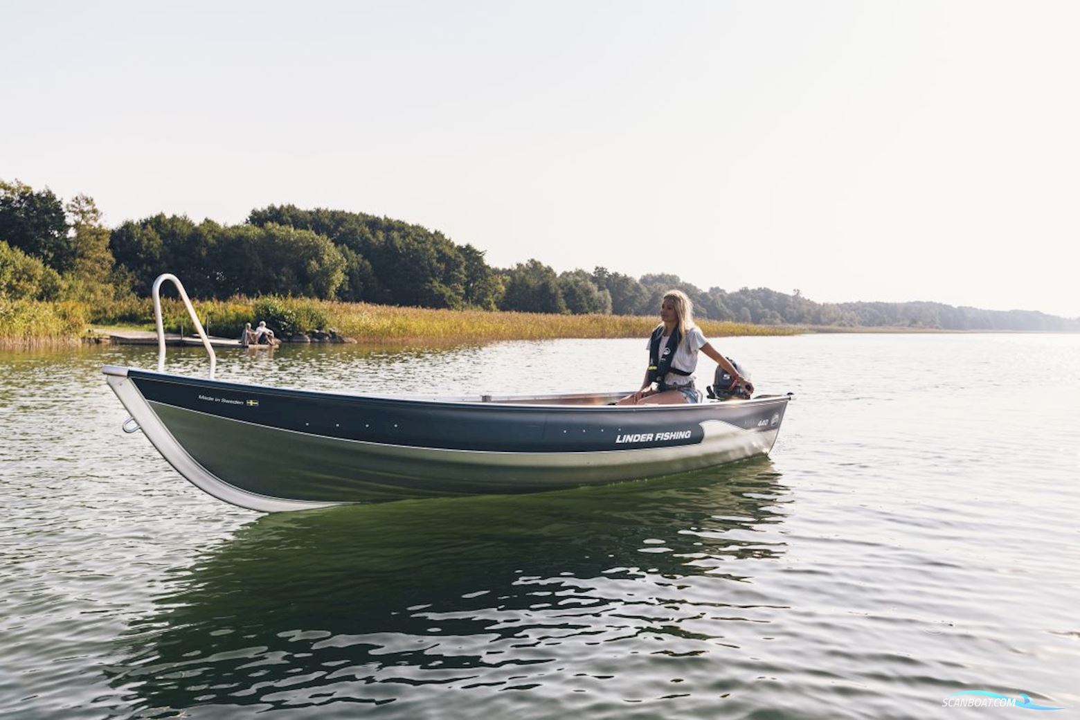Linder 440 Fishing Jolle 2025, mit Motor Kan Til Købes motor, Dänemark