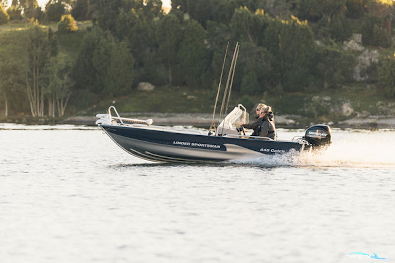 Linder 445 Sportsman Catch Inkl. 25 hk Jolle 2024, Dänemark