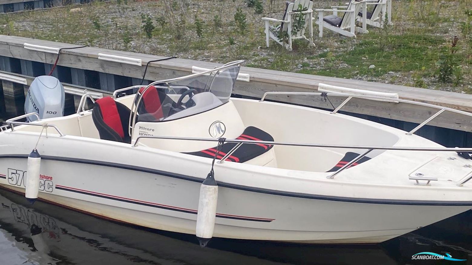 Micore 570 CC Offshore Jolle 2015, mit Honda motor, Sweden