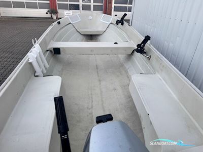 Mørbas 14 Jolle Med 4 hk Mariner 4-Takt og Brenderup 400 kg Bådtrailer. Jolle 2025, Danmark