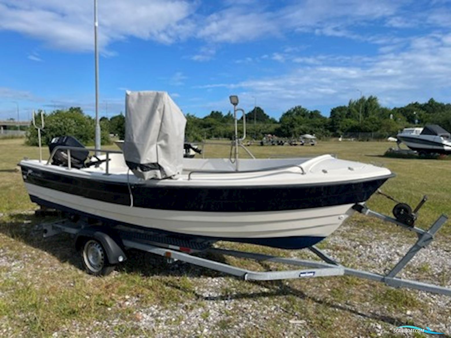 Nydam 470 Fisk Med Mercury F20 (Elstart) Samt Trailer