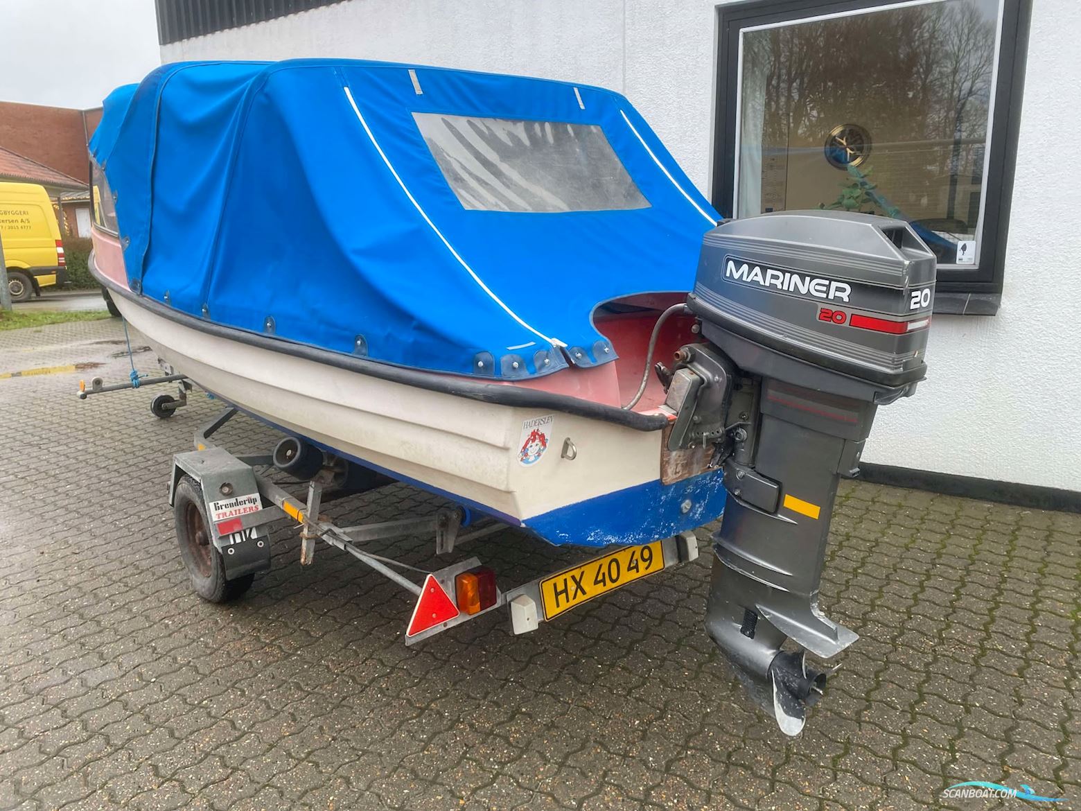 Odder Jolle Jolle 1979, med Mariner motor, Danmark
