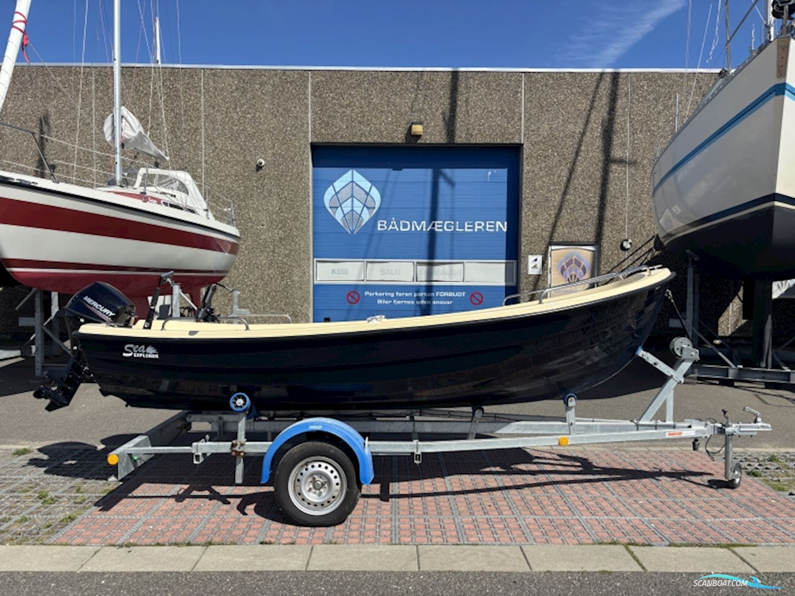 Sea Explorer 420 Jolle Jolle 2015, med Mercury motor, Danmark