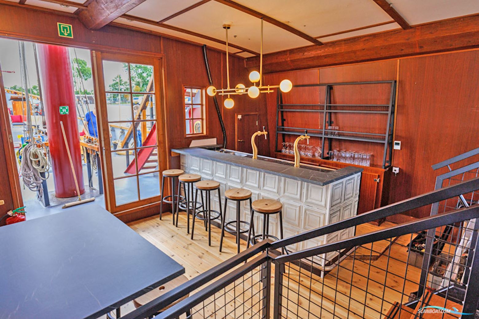 3 mast Charterschip / Evenementenboot 44 nachtgasten, 150 daggasten