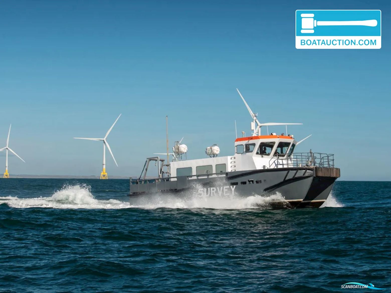 Crew Tender Catamaran Kommersiellt båt 2013, med Cummins motor, England