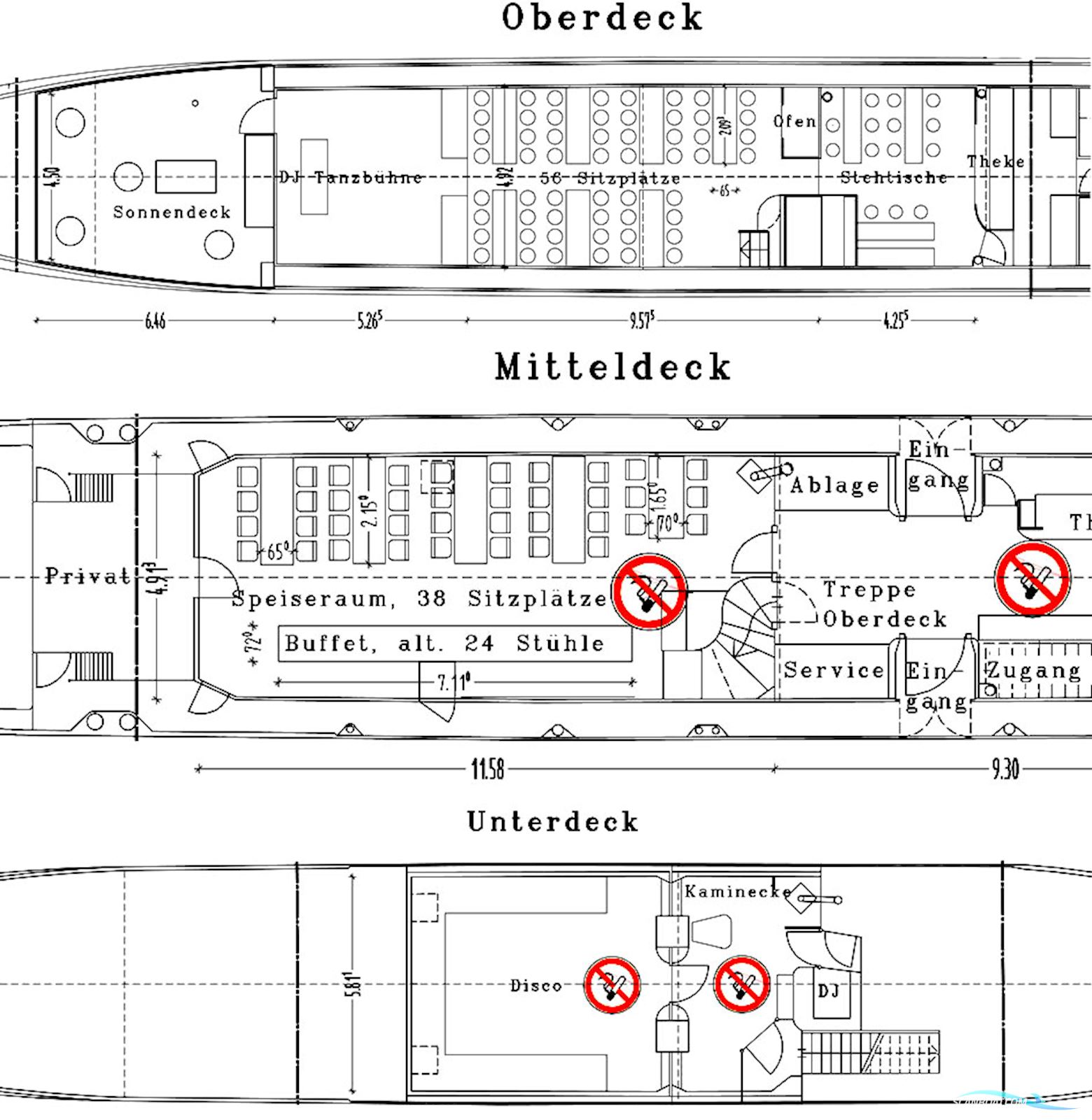 Dagpassagiersschip 200 Pers