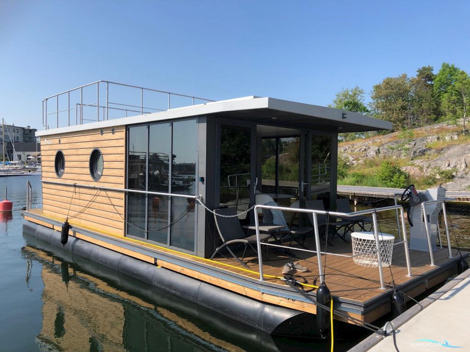 La Mare Apartboat L Mit Dachterrasse Live a board / River boat 2021, with Option engine, Sweden