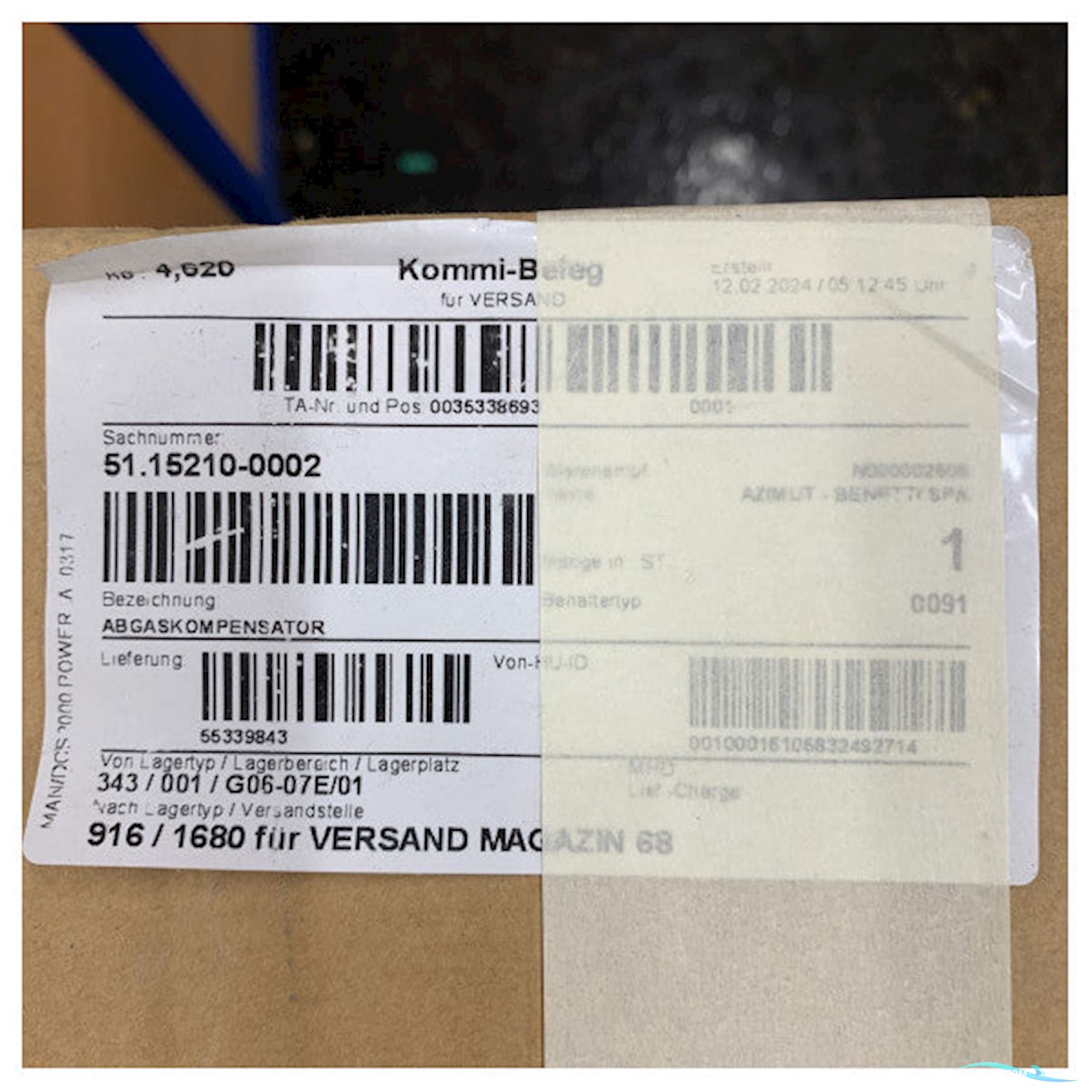 Centek Generator Exhaust Water Separator Muffler 3.5 x 3.5 x 2 Inch - 1020350