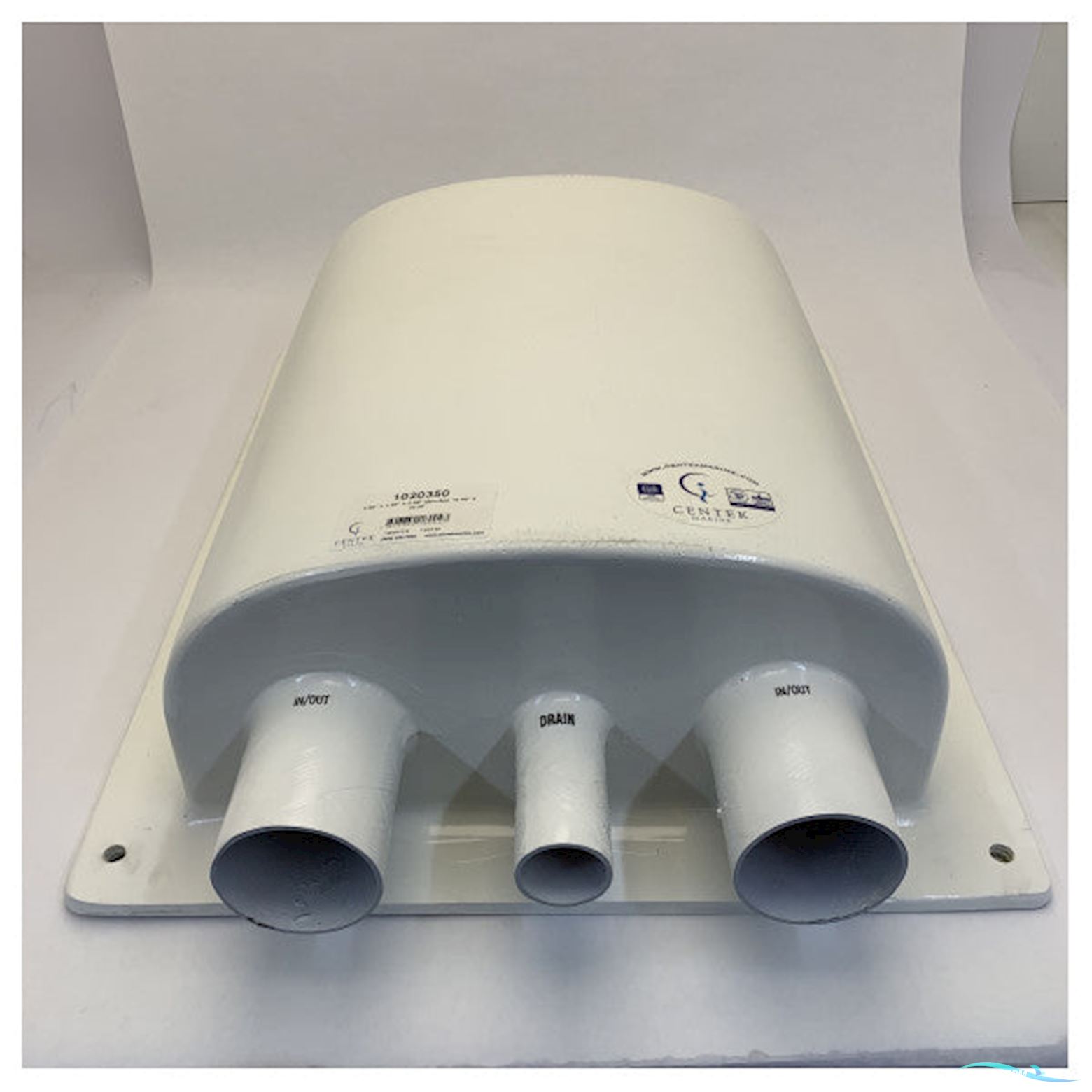 Centek Generator Exhaust Water Separator Muffler 3.5 x 3.5 x 2 Inch - 1020350