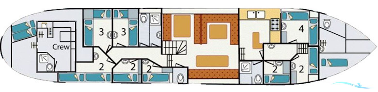 Charterklipper 20 nachtgasten