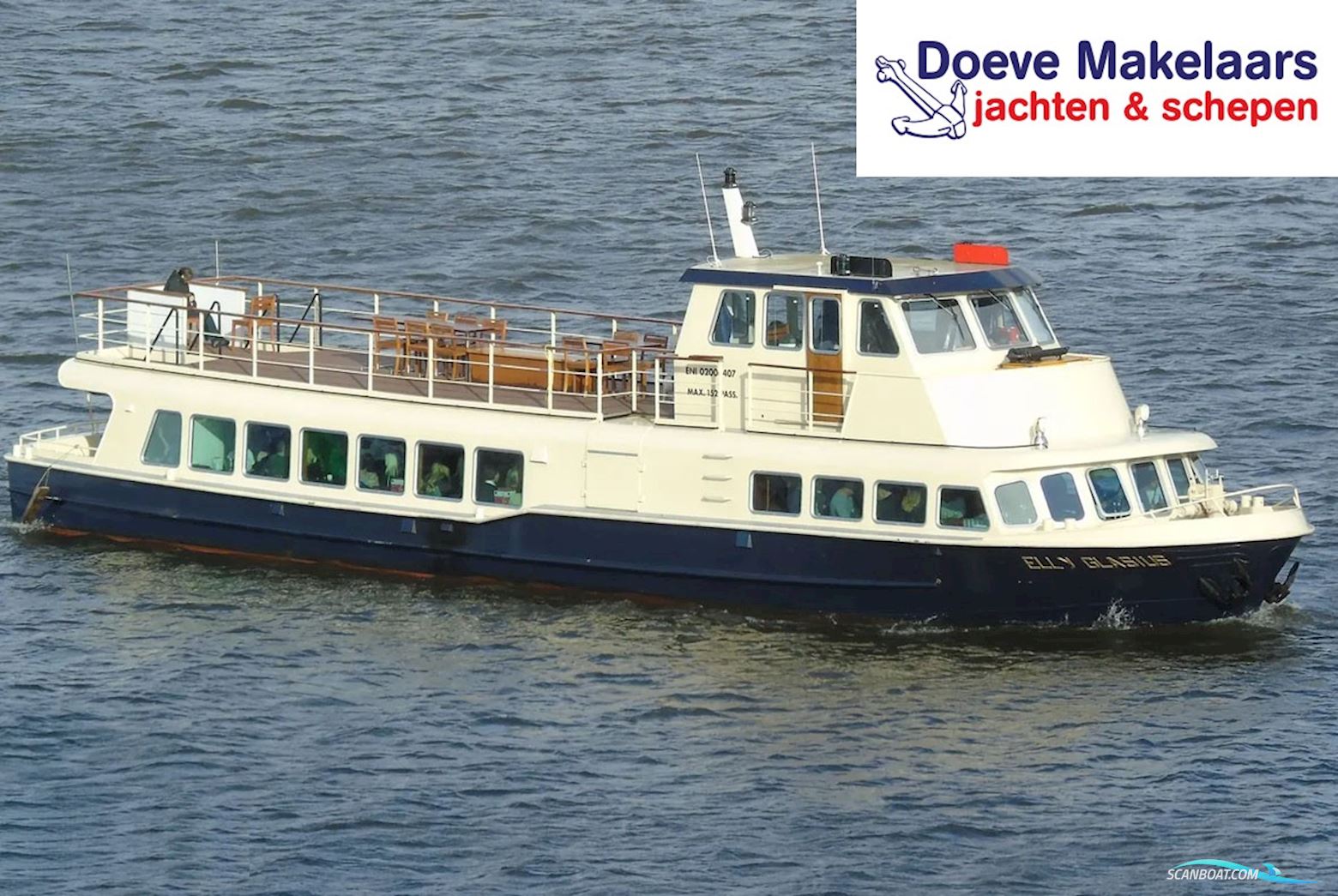 Dagpassagiersschip 152 Pers Live a board / Riverboat 1966, with Scania Vabis<br />DN 11-40 engine, The Netherlands