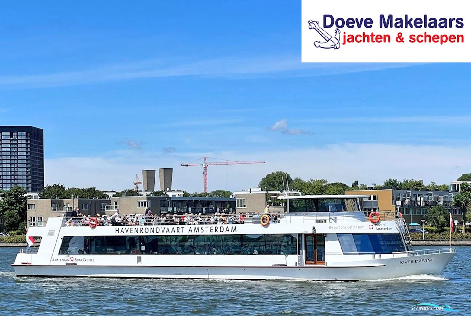 Dagpassagiersschip 220 Pers, Rijn Gecertificeerd Live a board / Riverboat 2011, with John Deere<br />6081Afm75 engine, The Netherlands
