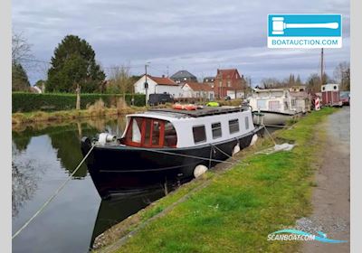 Narrowboat 1000 Live a board / Riverboat 1970, with Lister part engine, France