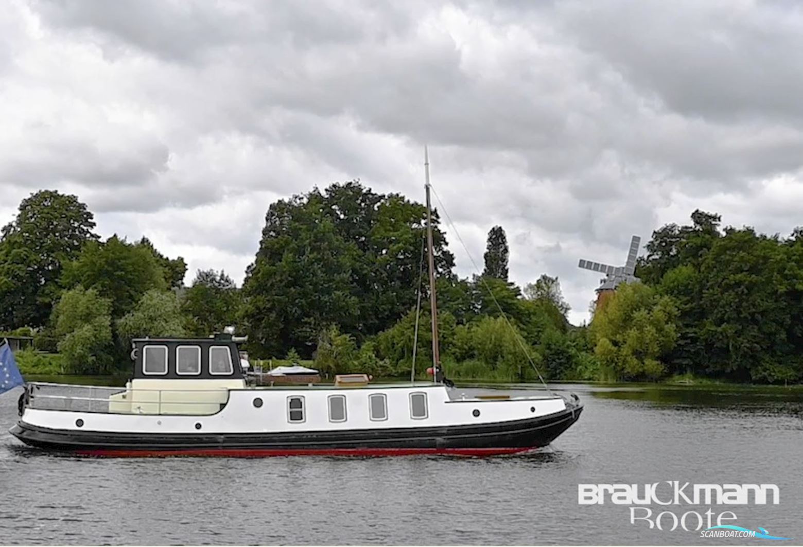 Nederlof, Geertruidenberg Rietaak 13.25 Live a board / Riverboat 1982, with Bronze engine, Germany