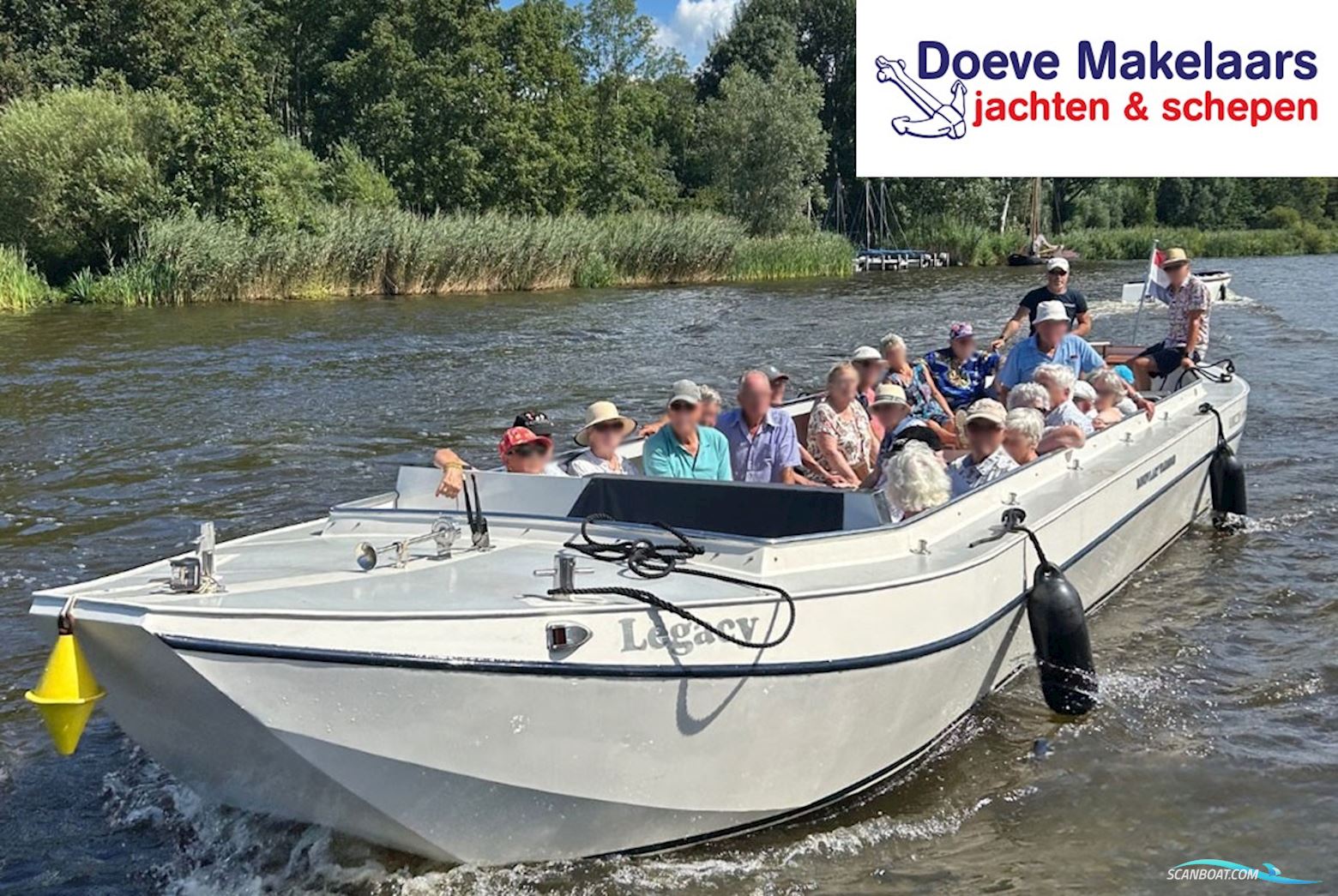 Open Rondvaartboot 35 gasten Live a board / Riverboat 1980, with Mercedes<br />OM616 engine, The Netherlands