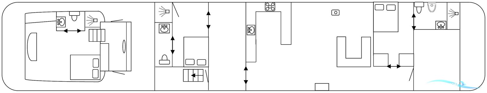 Spits Varend Woonschip 30.53 met UBC