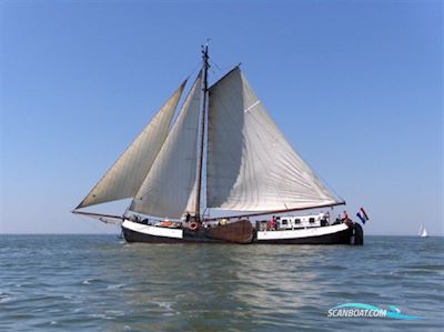 Tjalk Woonschip, Bedrijfsschip Live a board / Riverboat 1901, with Mercedes engine, The Netherlands