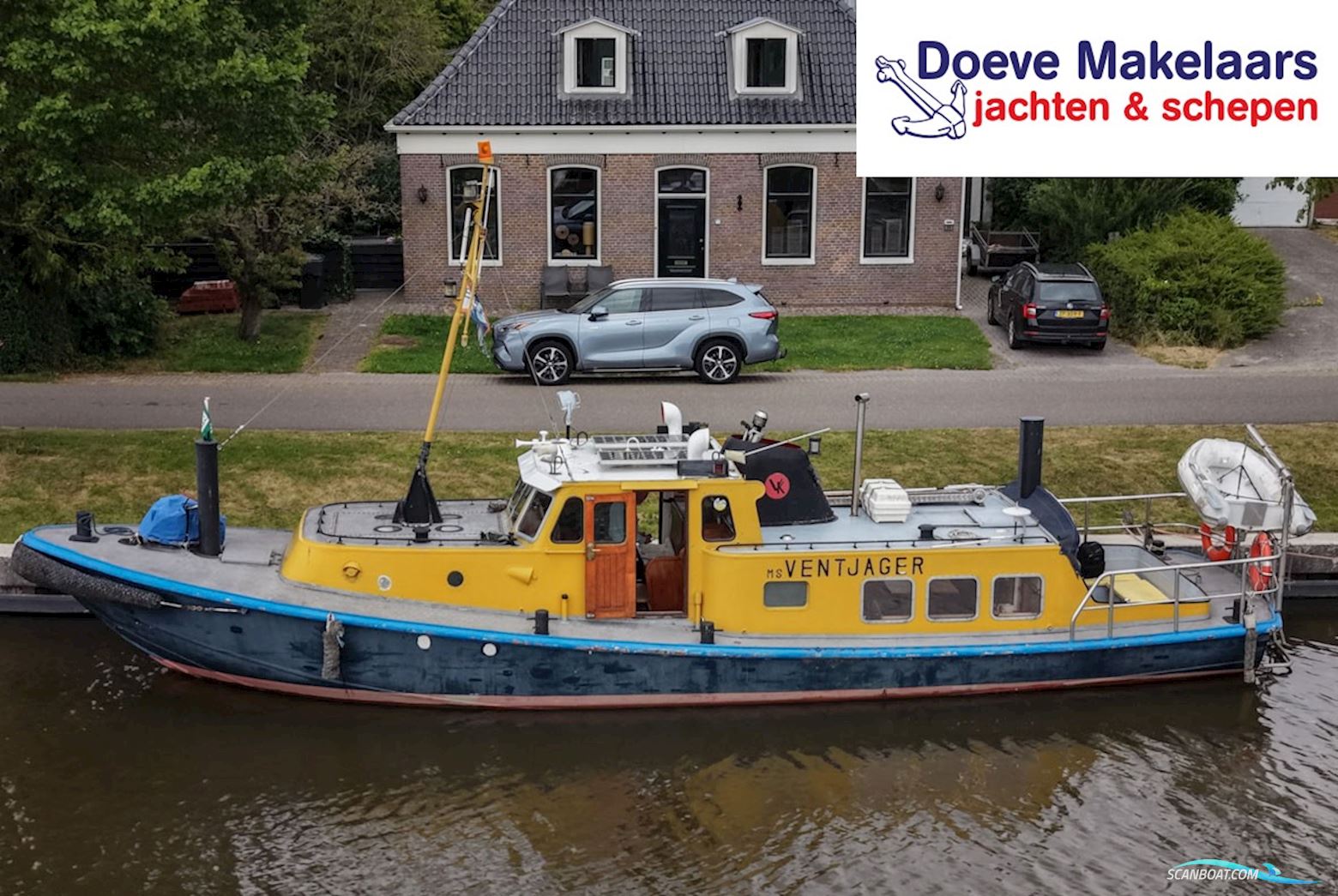 Varend Woonschip ex Rws Vlet 14.78 Live a board / Riverboat 1959, with Mwm<br />RH422 Z Lucht Gestart engine, The Netherlands