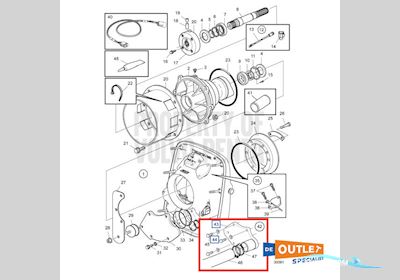 Volvo Penta Exhaust Block-Off Kit For Krikasset - 23536245 Live a board / Riverboat 2026, The Netherlands