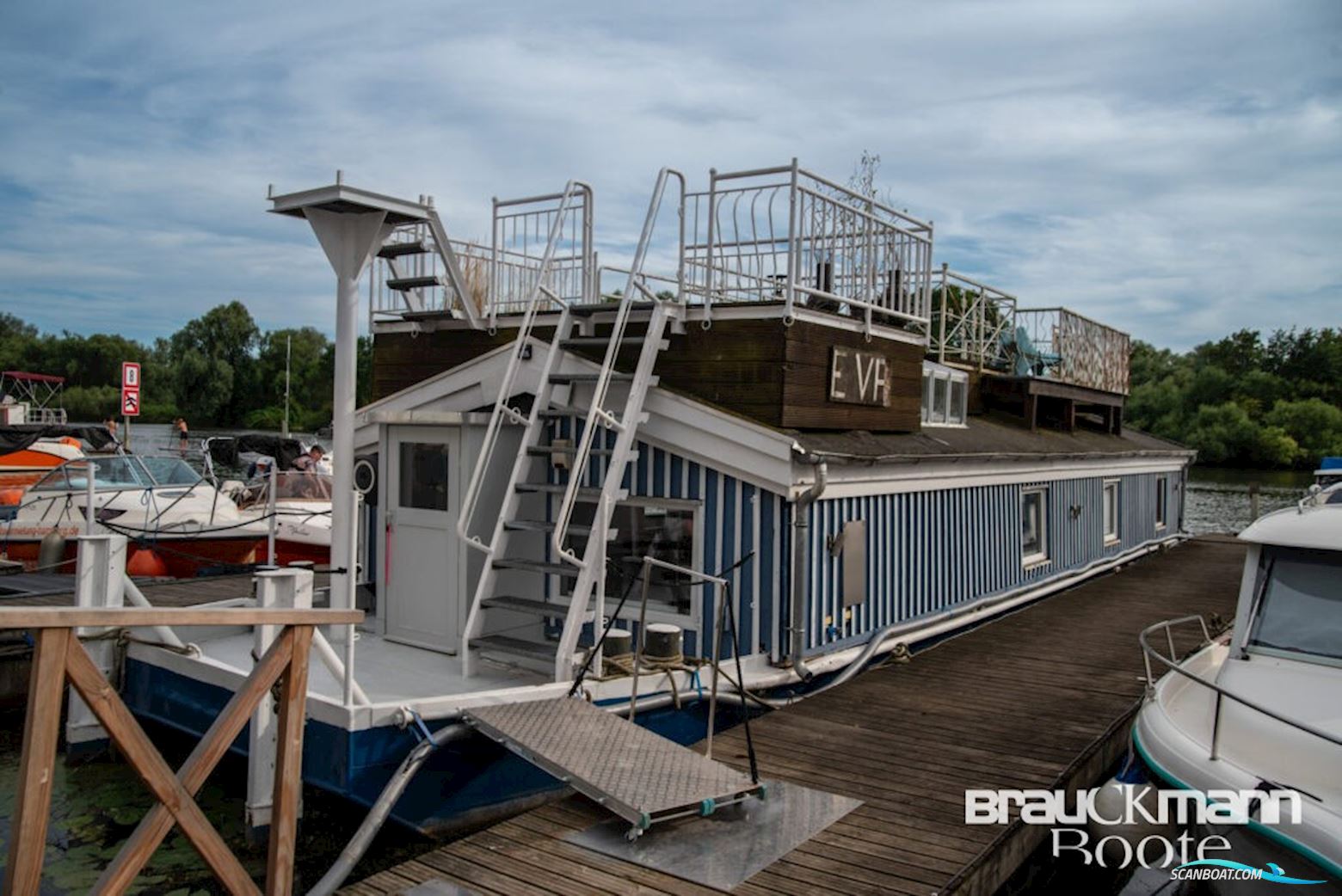 Werft Plaue Eva Live a board / Riverboat 1920, Germany