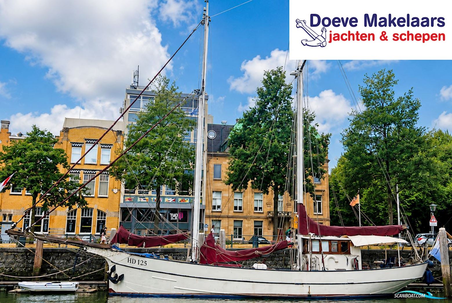 Zeilschoener 24.95 Met Ubc Live a board / Riverboat 1931, with Kromhout<br />TV12 engine, The Netherlands