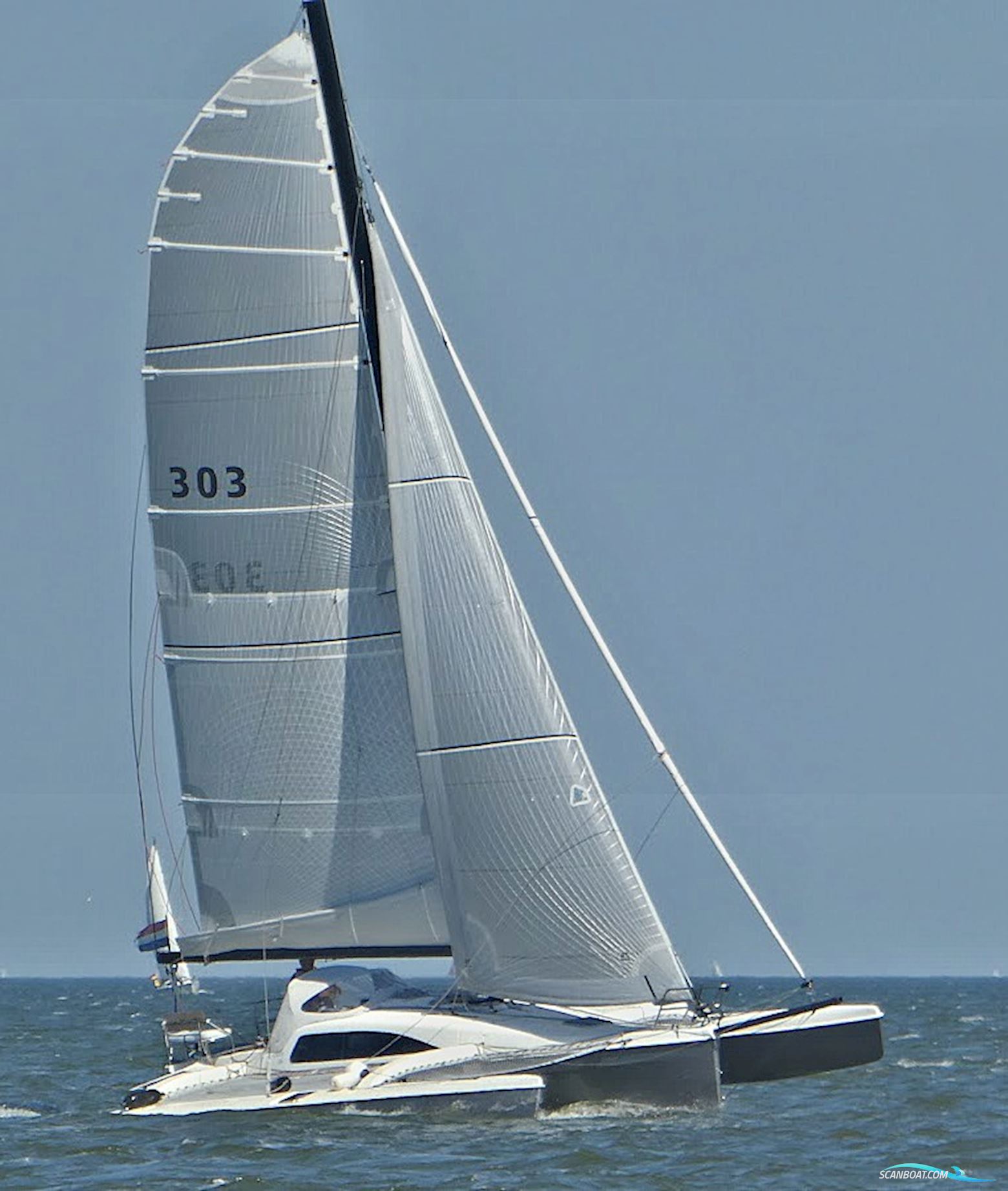 Corsair 36 Folding Trimaran Mehrrumpfboot 2003, mit Honda BF20D motor, Niederlande