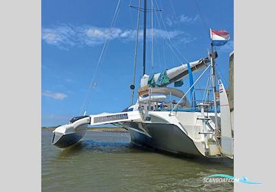 Corsair 36 Folding Trimaran Mehrrumpfboot 2003, mit Honda BF20D motor, Niederlande