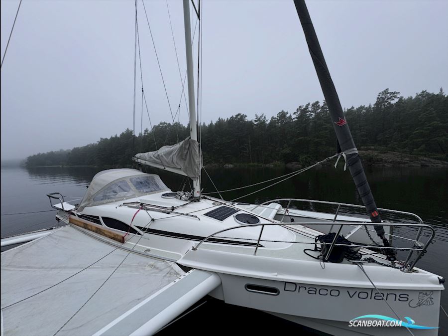 Dragonfly 28 Sport Mehrrumpfboot 2014, mit Honda motor, Dänemark