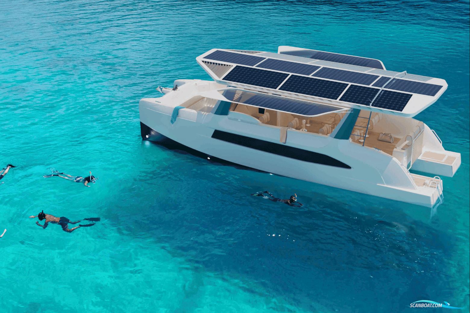 Millikan Boats M.10 Pro Mehrrumpfboot 2026, mit Moteurs Électriques Bellmarine Drive Master Evo 20 (20 kW Chacun) motor, Frankreich