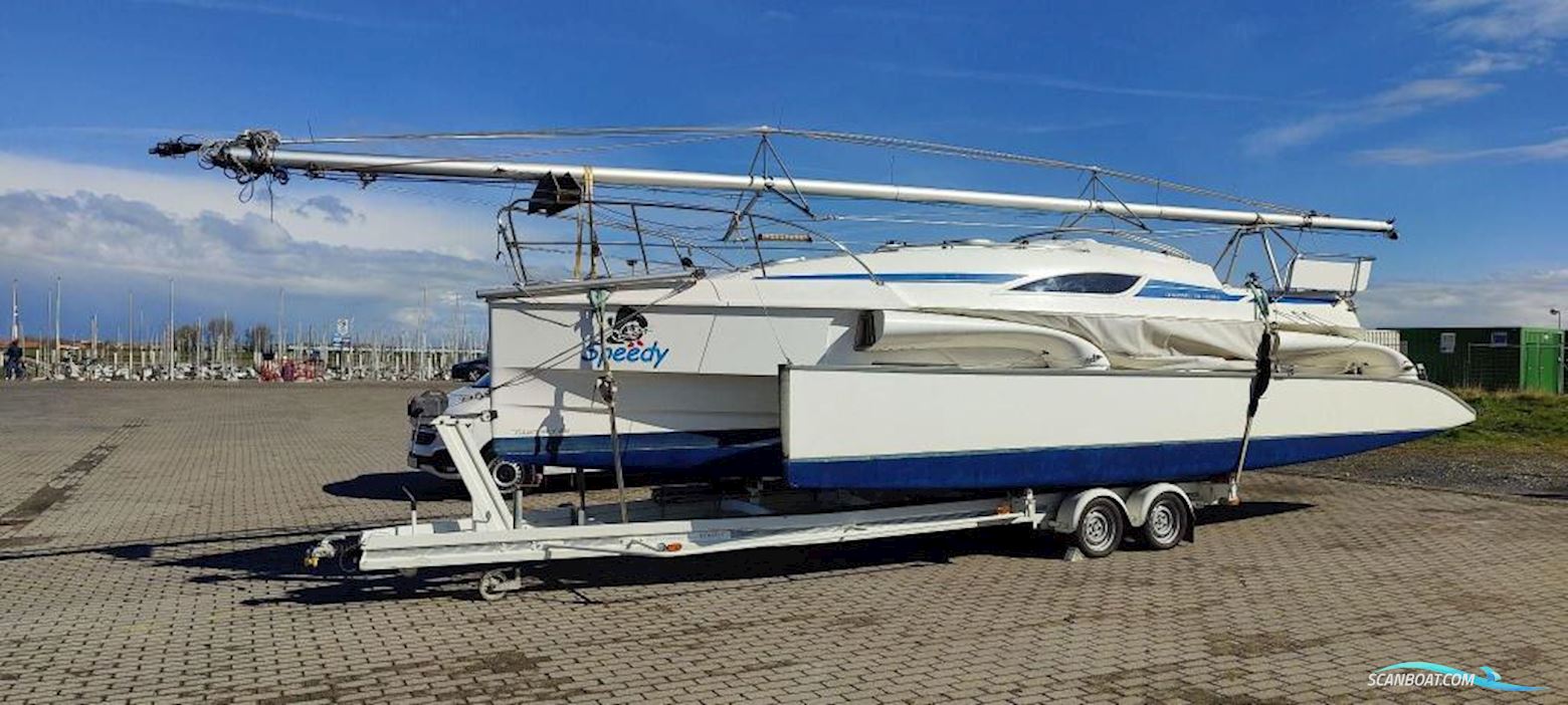 Quorning Dragonfly 28 Touring Mehrrumpfboot 2012, mit Honda motor, Niederlande