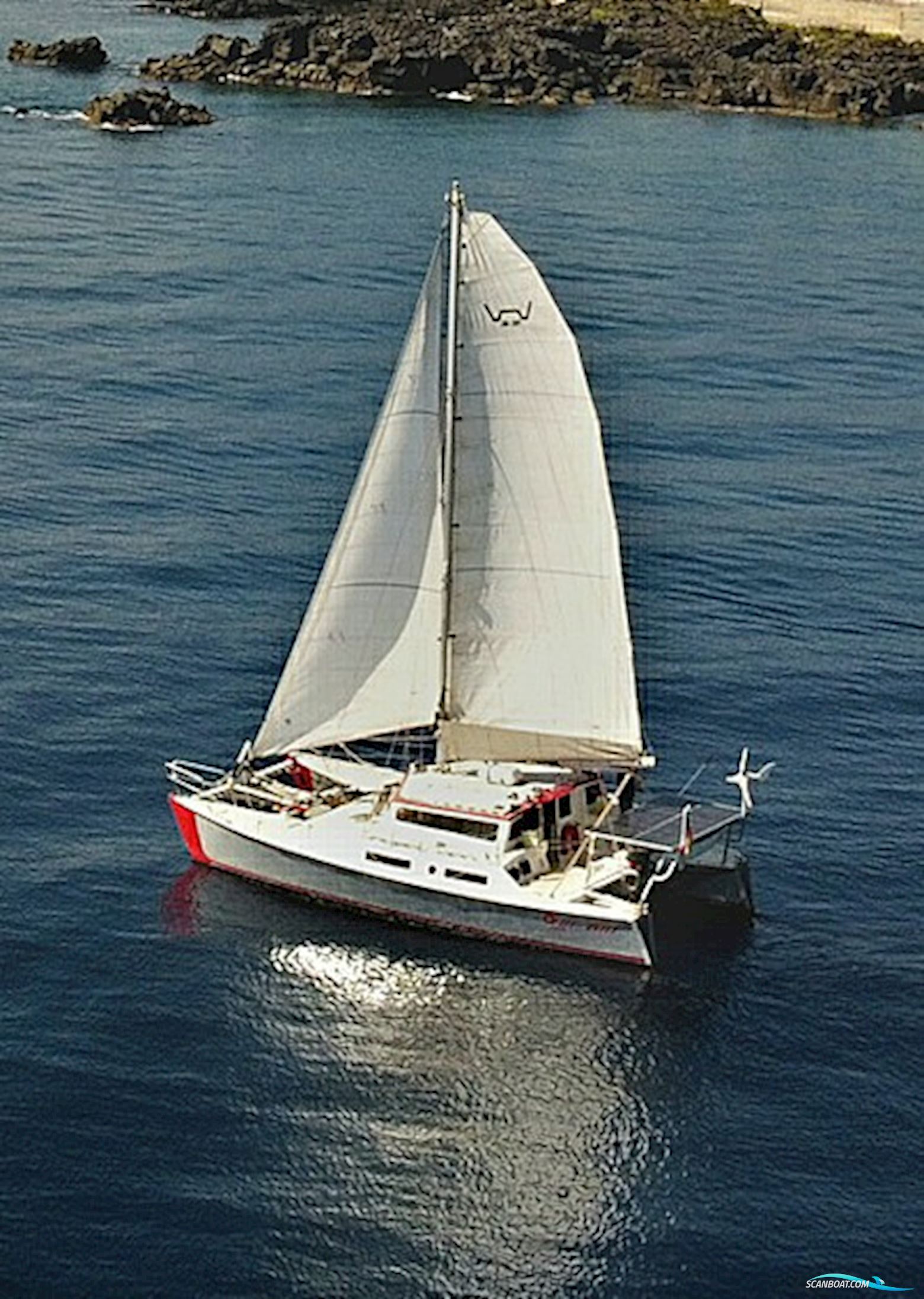 Richard Woods Mira 35 Catamaran Mehrrumpfboot 1995, mit Yamaha 9.9 HT Lex motor, Keine Länderinfo