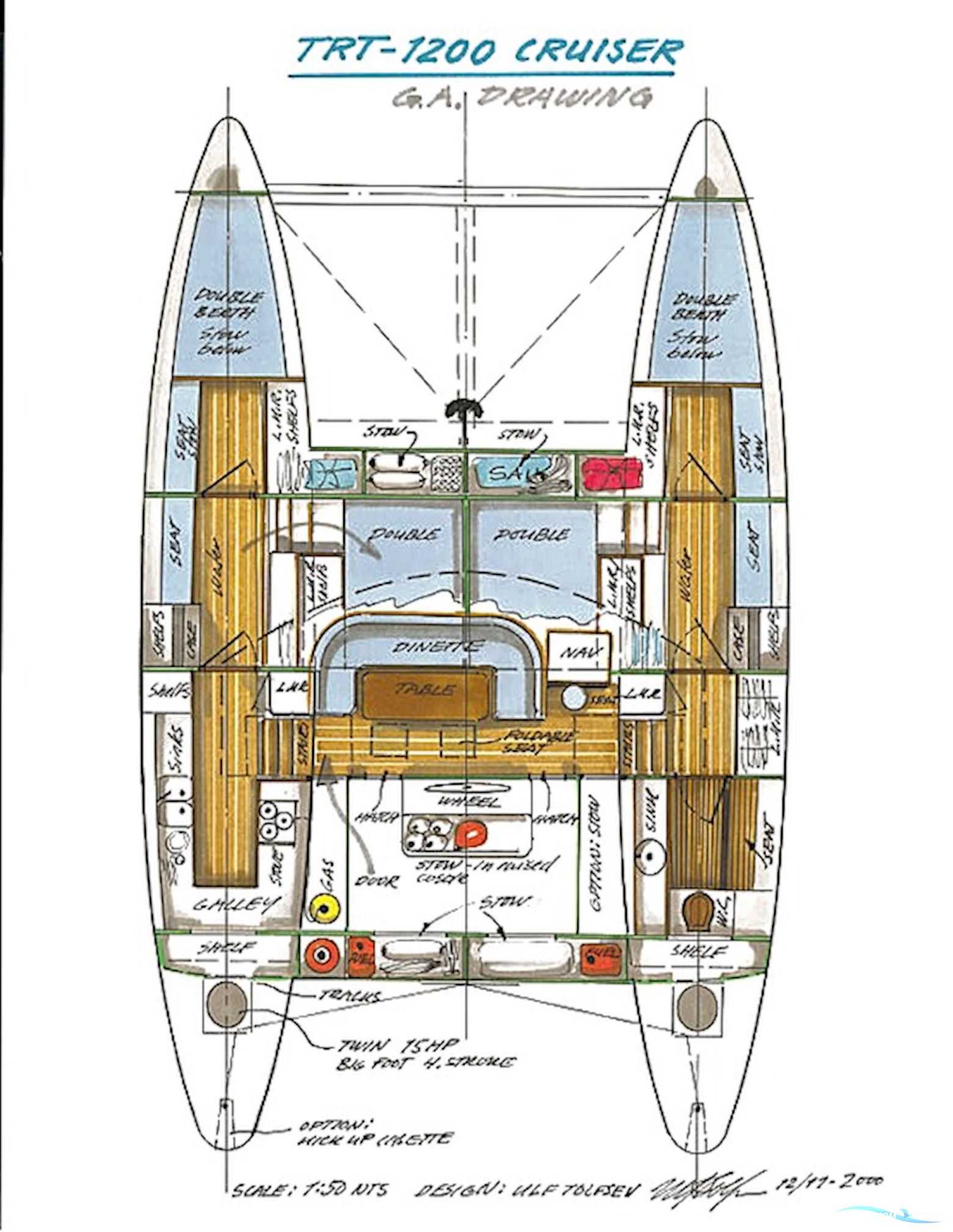 Trt 1200 CR Catamaran