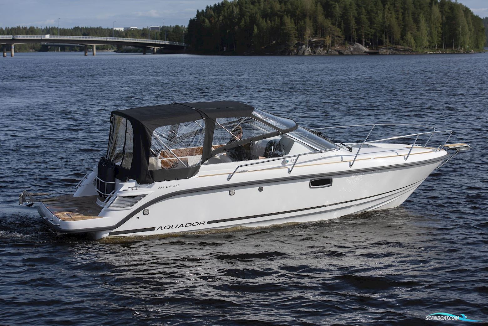 Aquador 25 DC Motor boat 2021, with Mercruiser 250 hk engine, Sweden