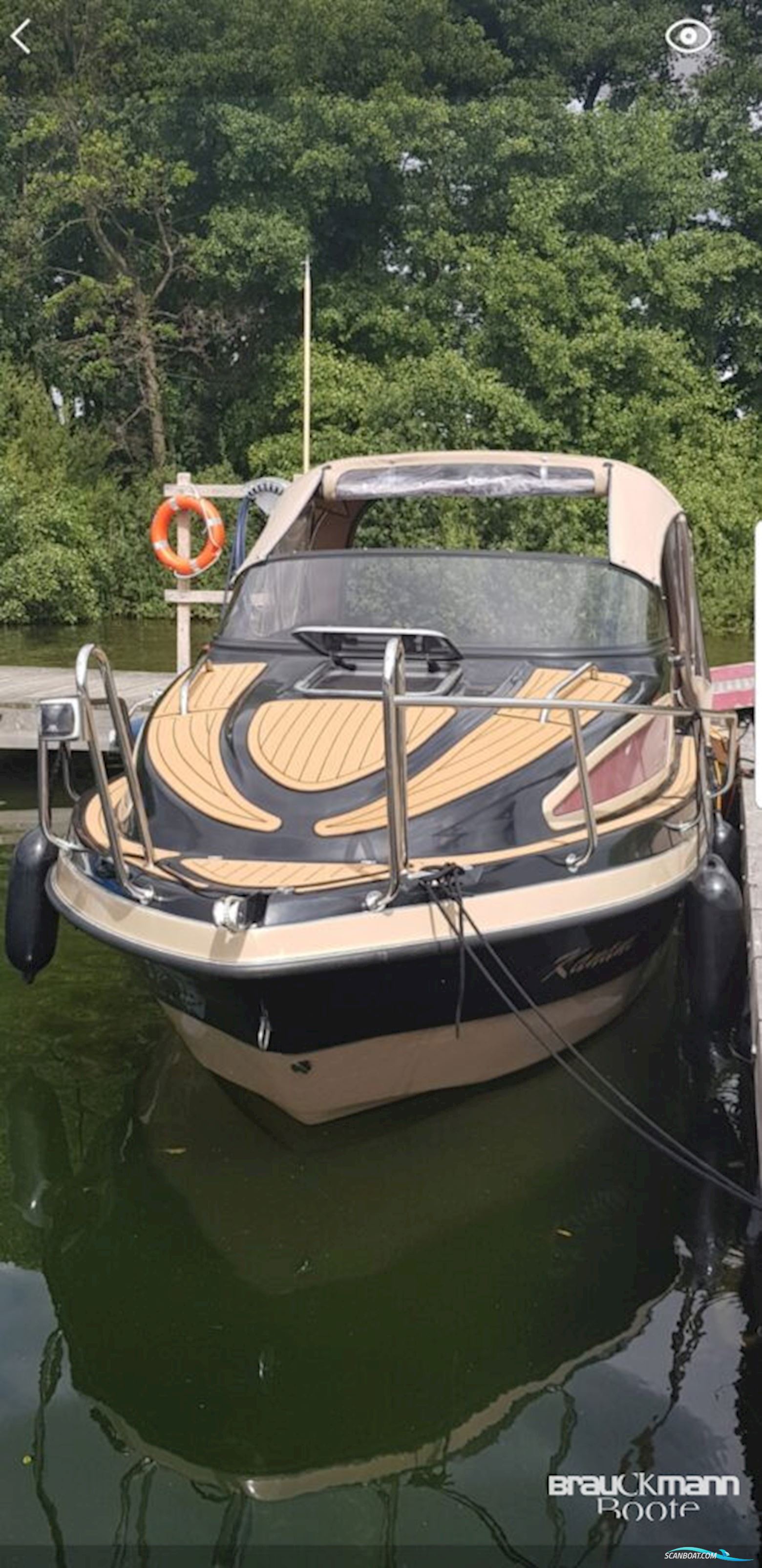 Aqualine Aqua Line 550 Black Edition Motor boat 2021, with Honda engine, Germany