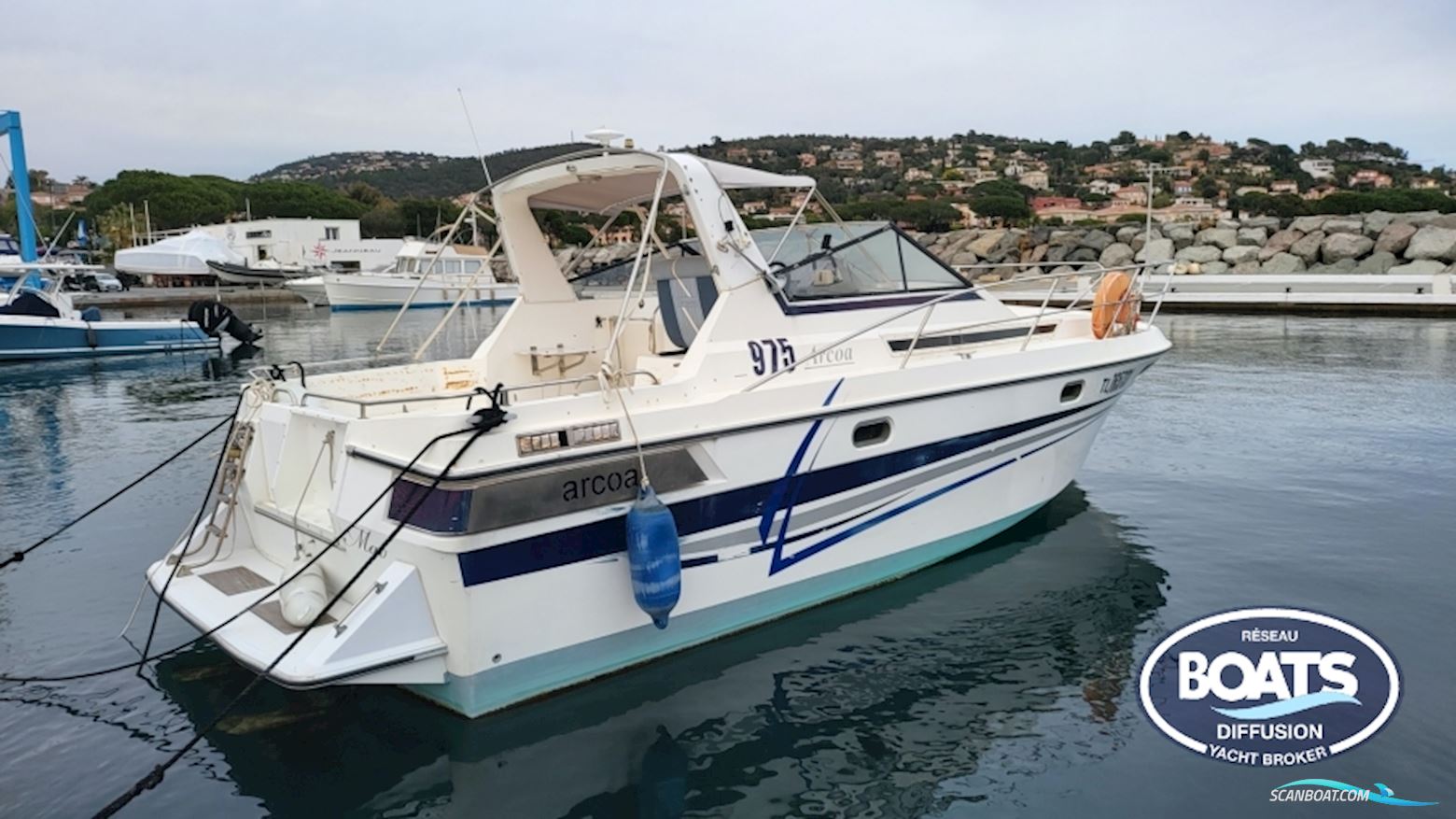 Arcoa 975 Motor boat 1989, with Volvo engine, France