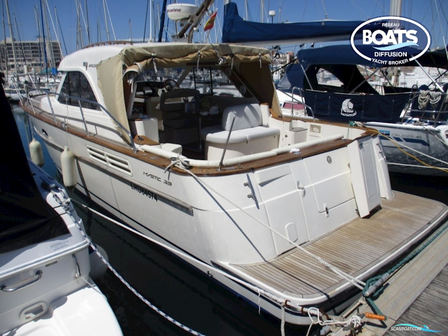 Arcoa Mystic 39 Motor boat 2007, with Volvo D4 engine, France
