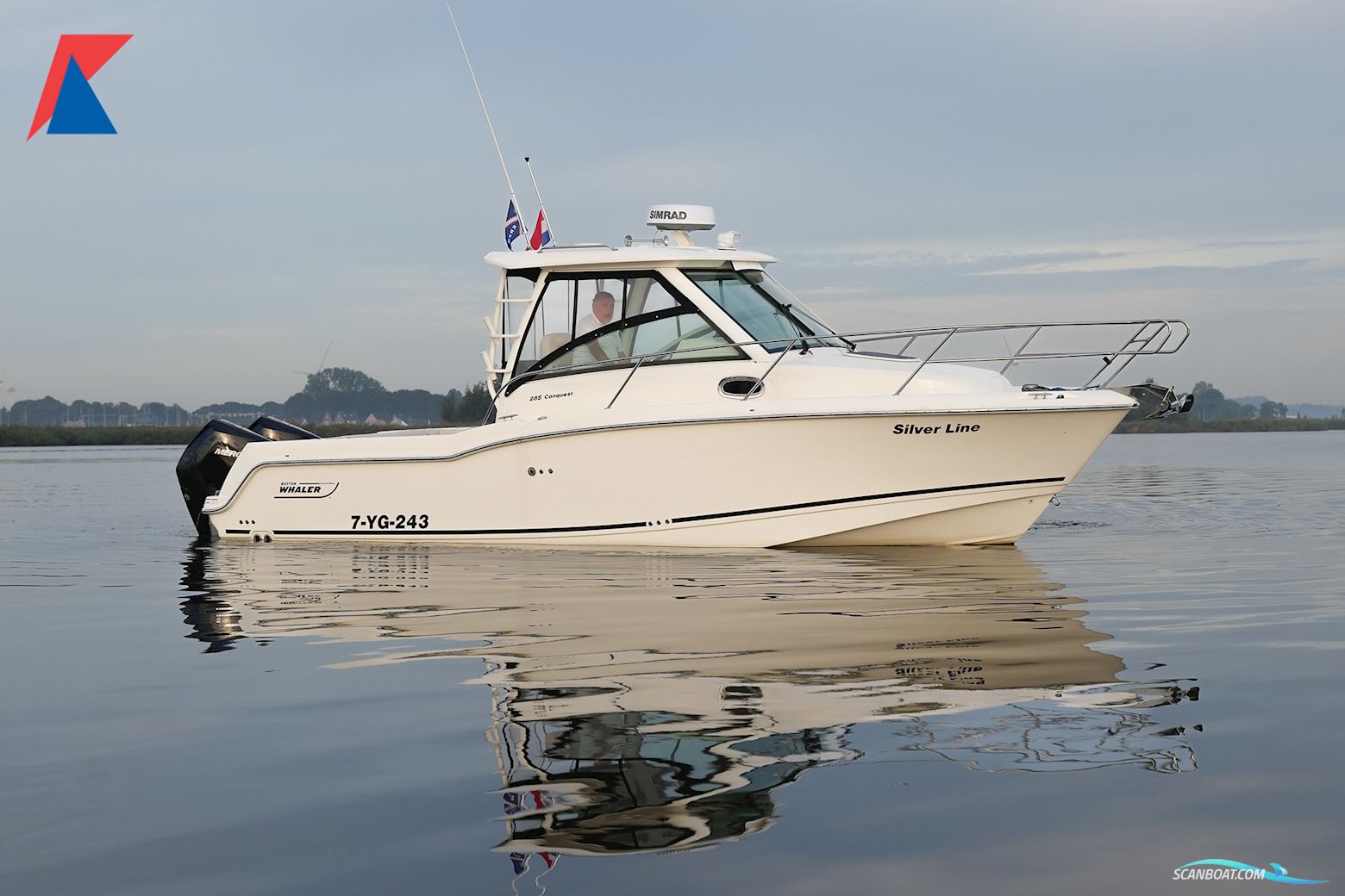 Boston Whaler 285 Conquest Motor boat 2022, with Mercury engine, The Netherlands