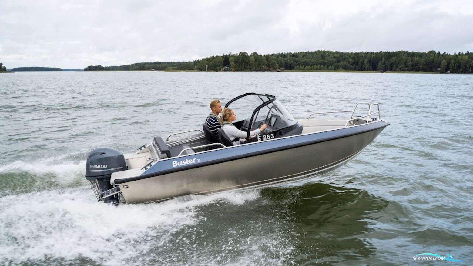 Buster X Motor boat 2022, with  Yamaha engine, Sweden